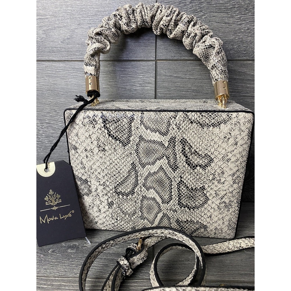 Moda Luxe crossbody Snake Print Bag Popular Style B000137